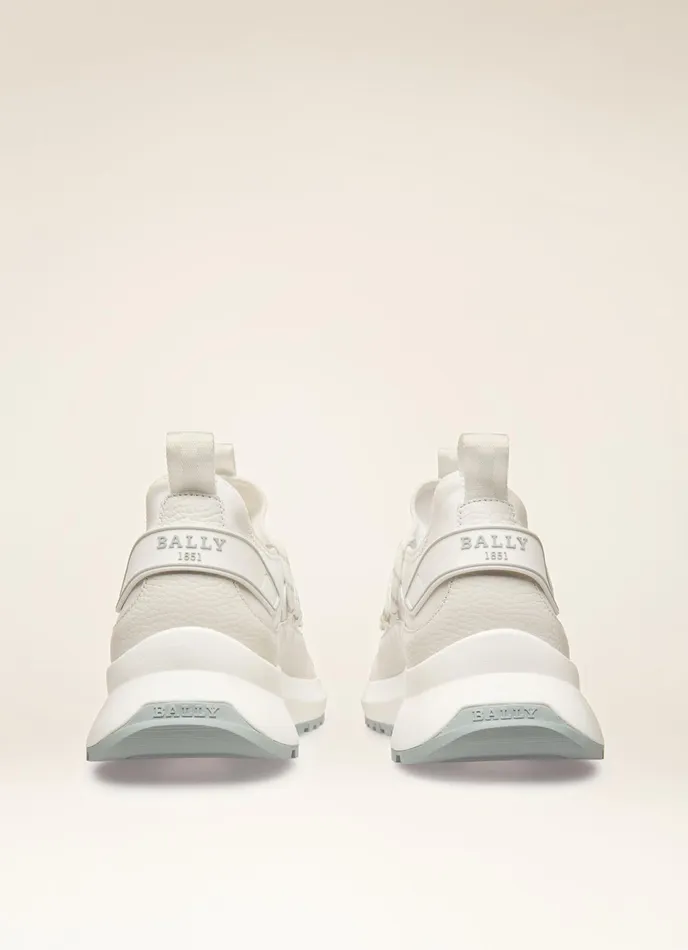 Women Bally Sneakers Delys 8211 Leather Sneakers In White