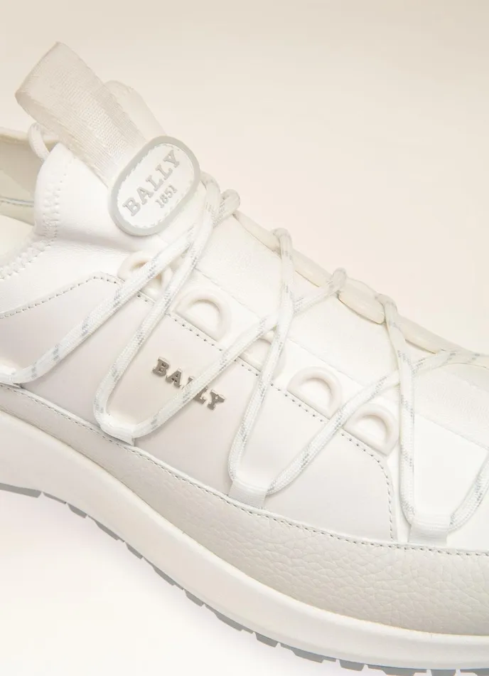 Women Bally Sneakers Delys 8211 Leather Sneakers In White