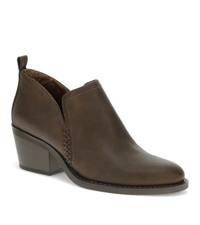 Women Baretraps Booties Lidian Ankle Bootie Dark Brown