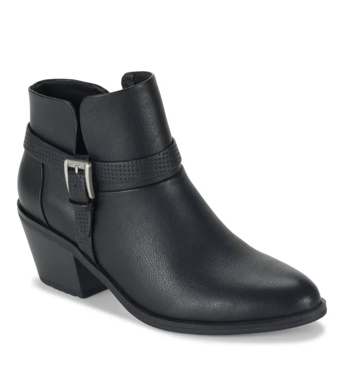 Women Baretraps Booties Santos Block Heel Bootie Black