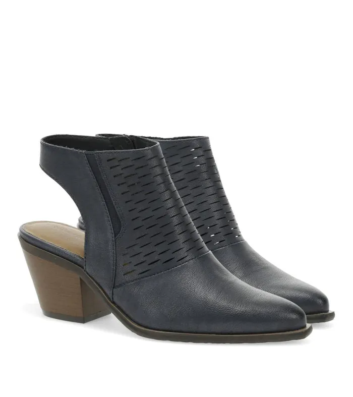 Women Baretraps Booties Yangley Block Heel Bootie Navy Women Baretraps Booties Yangley Block Heel Bootie Navy