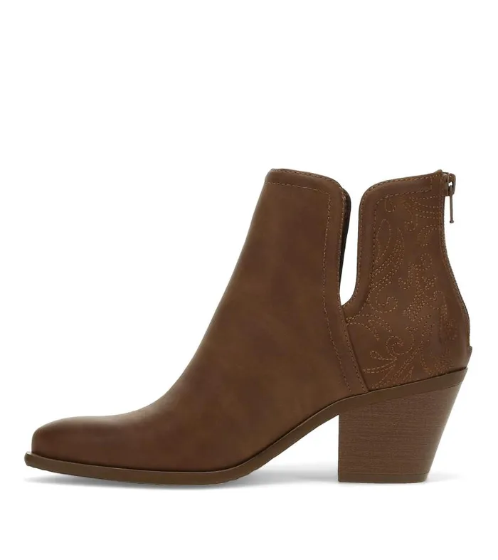 Women Baretraps Booties Yara Block Heel Bootie Coffee