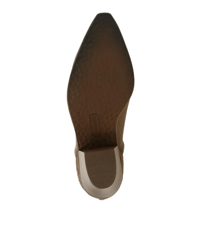 Women Baretraps Booties Yara Block Heel Bootie Coffee