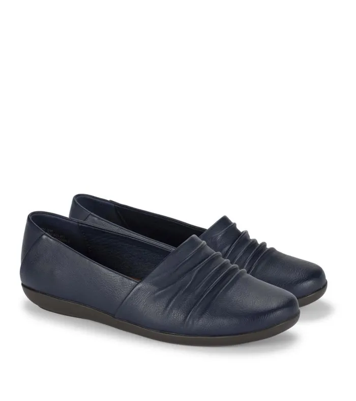 Women Baretraps Flats and Loafers Piper Slip On Navy Women Baretraps Flats and Loafers Piper Slip On Navy