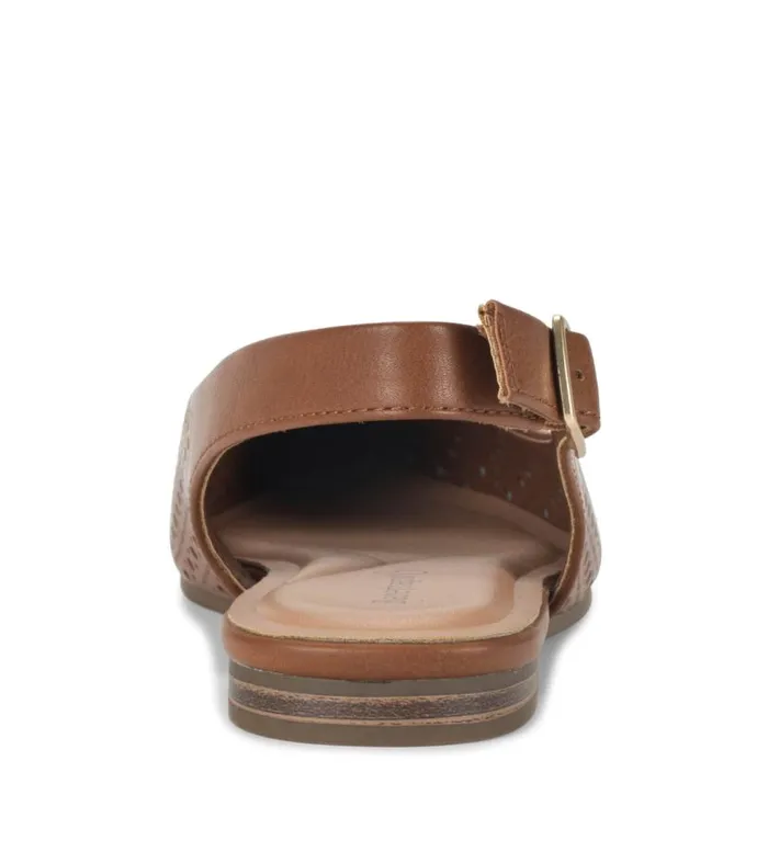 Women Baretraps Flats and Loafers Riva Slingback Flat Dark Beechnut Women Baretraps Flats and Loafers Riva Slingback Flat Dark Beechnut