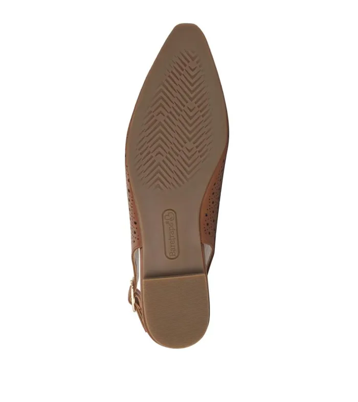 Women Baretraps Flats and Loafers Riva Slingback Flat Dark Beechnut Women Baretraps Flats and Loafers Riva Slingback Flat Dark Beechnut
