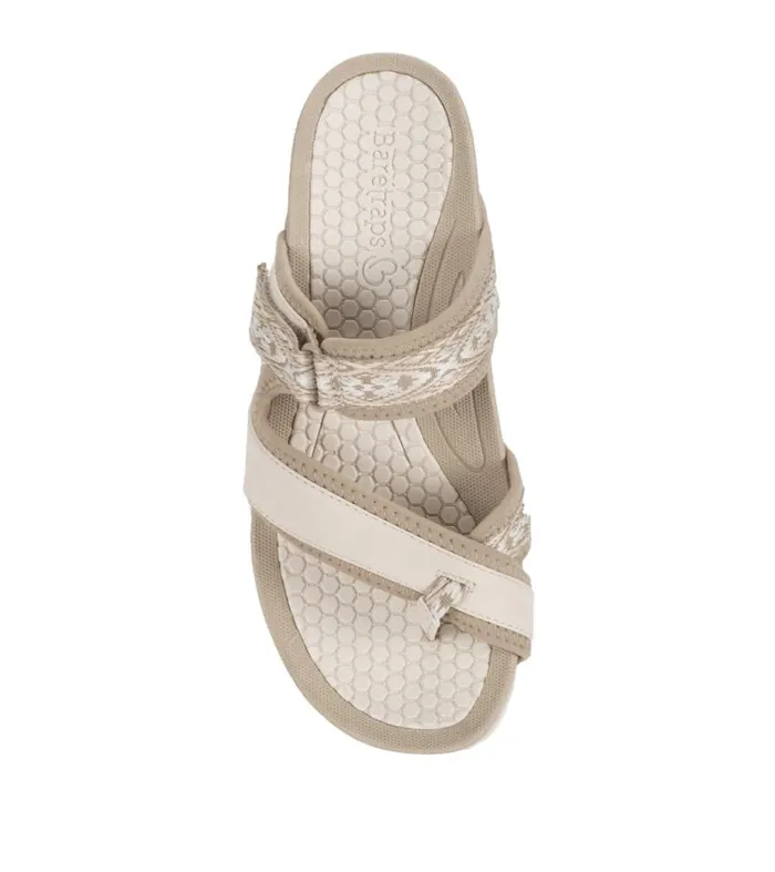 Women Baretraps Slides and Slip On Sandals Deserae Slide Sandal Taupe