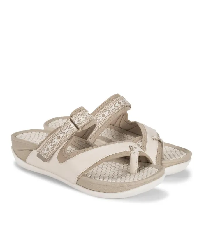 Women Baretraps Slides and Slip On Sandals Deserae Slide Sandal Taupe