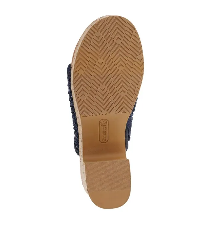 Women Baretraps Slides and Slip On Sandals Michaela Block Heel Sandal Dark Denim Women Baretraps Slides and Slip On Sandals Michaela Block Heel Sandal Dark Denim