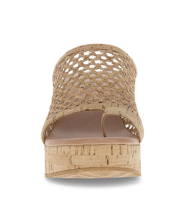 Women Baretraps Slides and Slip On Sandals Michaela Block Heel Sandal Natural Cork Women Baretraps Slides and Slip On Sandals Michaela Block Heel Sandal Natural Cork