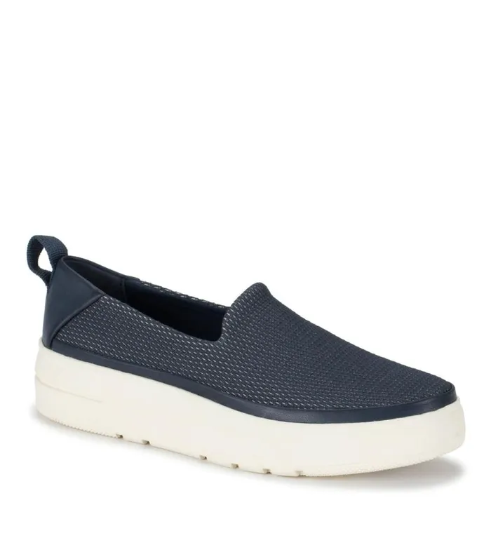 Women Baretraps Sneakers Nevin Slip On Sneaker Navy Blue Mesh