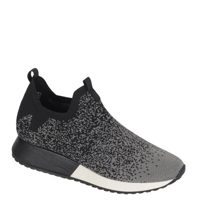 Women Baretraps Sneakers Pringer Slip On Sneaker Dark Greyblack