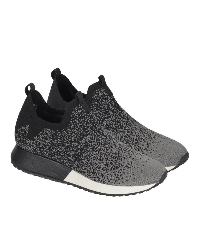Women Baretraps Sneakers Pringer Slip On Sneaker Dark Greyblack Women Baretraps Sneakers Pringer Slip On Sneaker Dark Greyblack