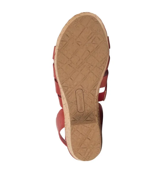 Women Baretraps Wedge Sandals Bonita Wedge Sandal Red