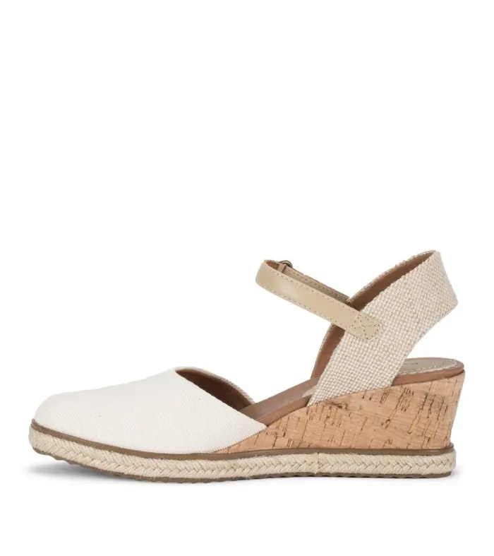 Women Baretraps Wedge Sandals Ocean Closed Toe Wedge Sandal Cream Women Baretraps Wedge Sandals Ocean Closed Toe Wedge Sandal Cream