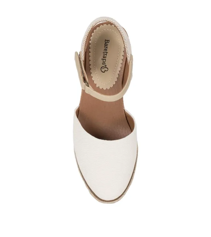 Women Baretraps Wedge Sandals Ocean Closed Toe Wedge Sandal Cream Women Baretraps Wedge Sandals Ocean Closed Toe Wedge Sandal Cream
