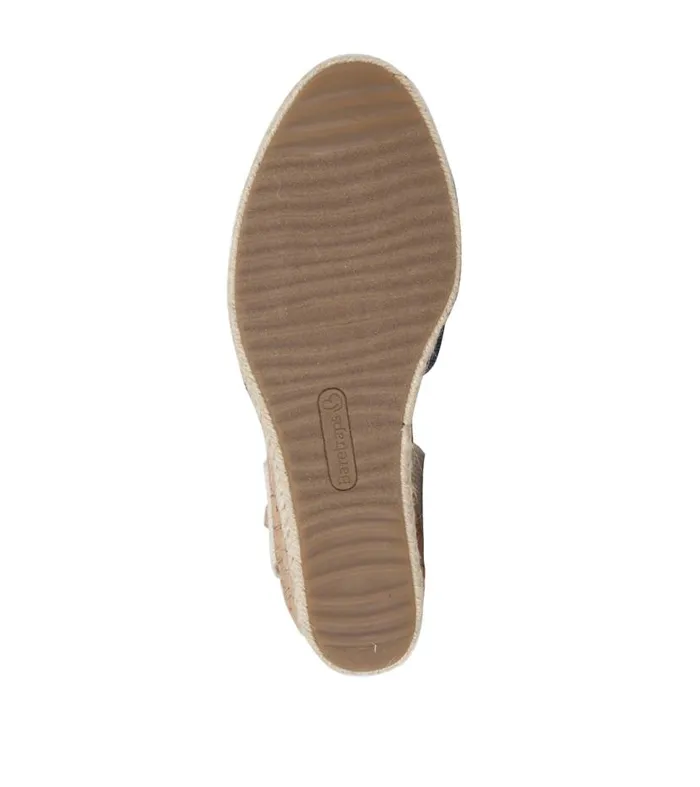 Women Baretraps Wedge Sandals Ocean Closed Toe Wedge Sandal Navy Blue Canvas Women Baretraps Wedge Sandals Ocean Closed Toe Wedge Sandal Navy Blue Canvas