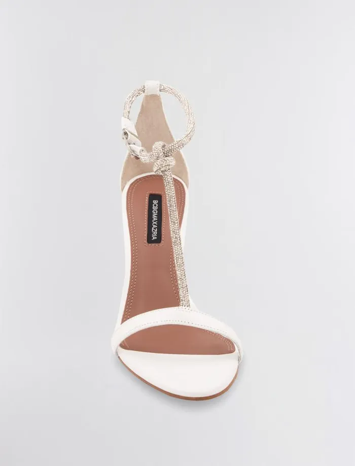 Women BCBG Shoes Trinnia Sandal Heel White