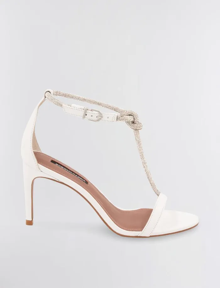 Women BCBG Shoes Trinnia Sandal Heel White