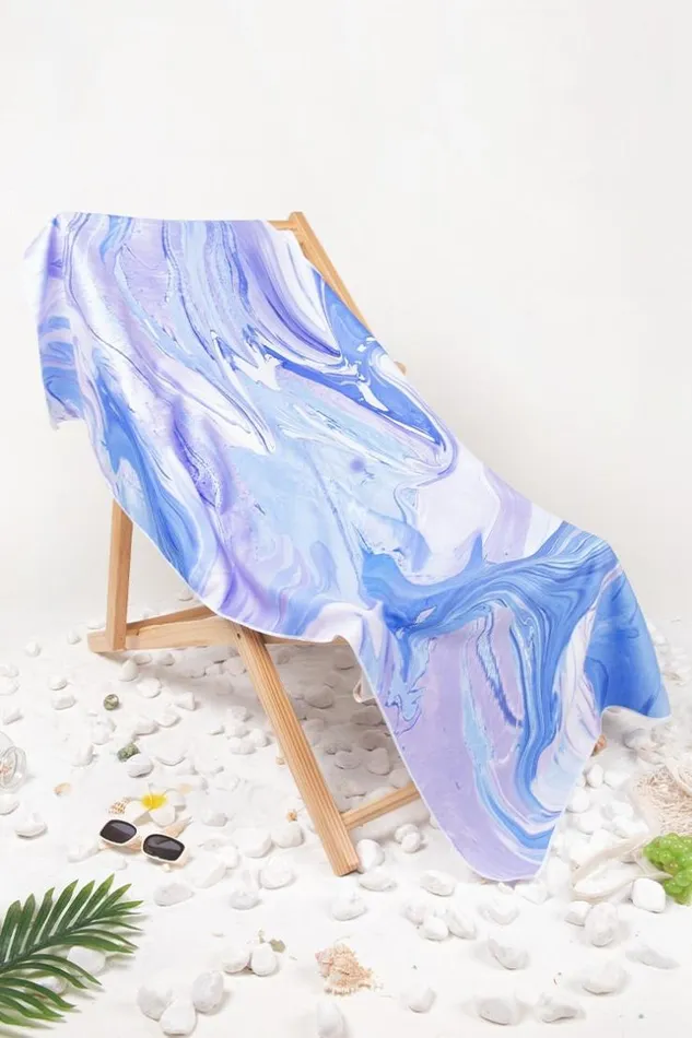 Women Beach Blankets Cupshe Art Love Tie Dye Beach Blanket Multicolor