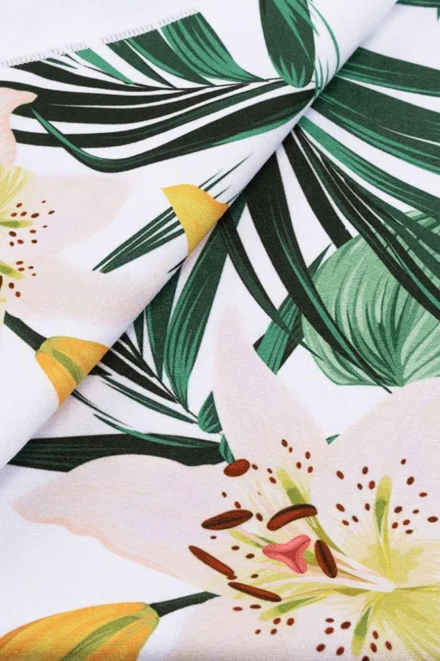 Women Beach Blankets Cupshe Guanacaste Floral Beach Blanket Multicolor