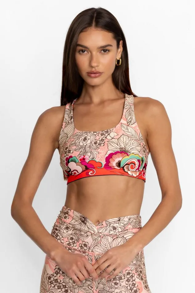 Women Bee Active Reversible Sports Bra Modey Johnny Was Active