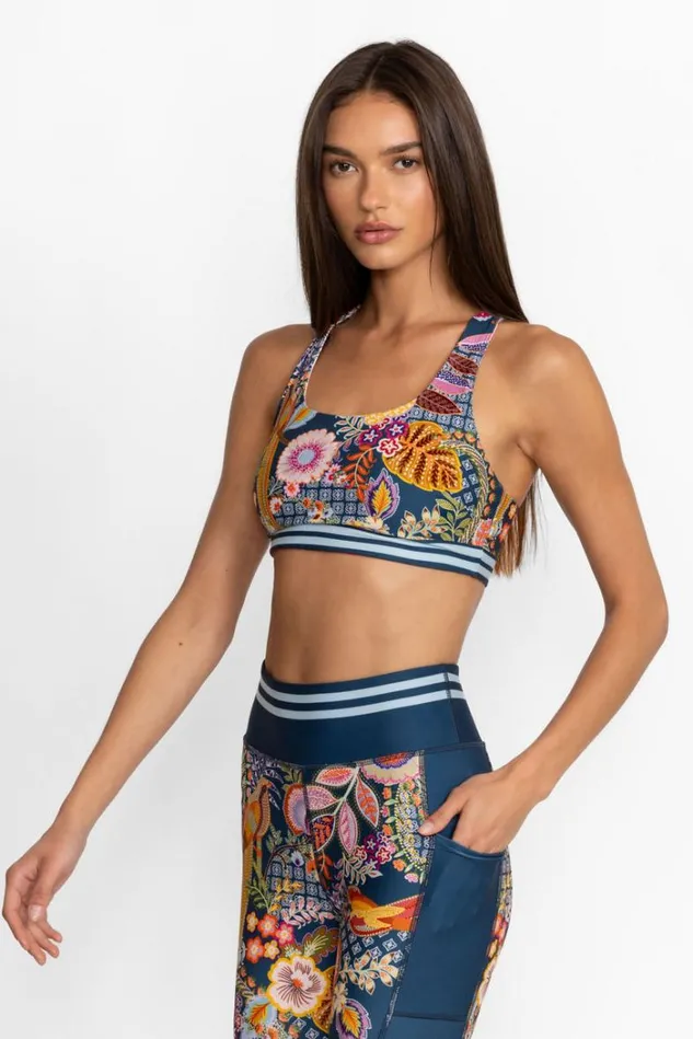 Women Bee Active Reversible Sports Bra Modey Johnny Was Active