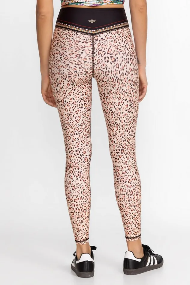 Women Bee Active VYoke Legging Miller Tigre Scarf Print Johnny Was Active Women Bee Active VYoke Legging Miller Tigre Scarf Print Johnny Was Active