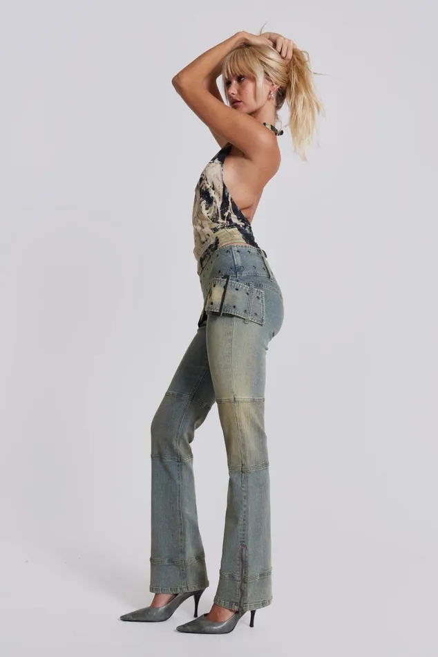 Women Belted Halter Top Jaded London Crop Tops