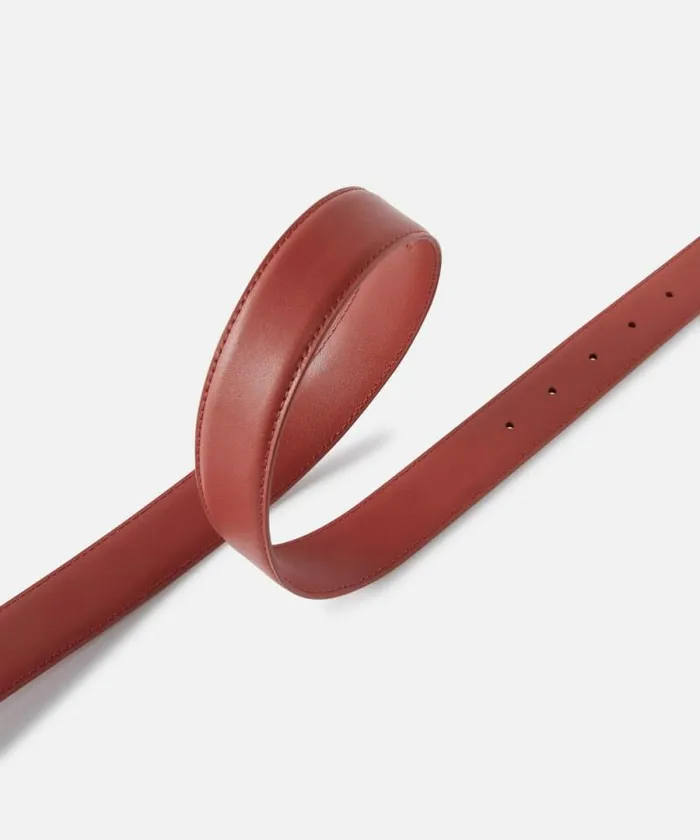 Women Belts Pinko Belt With Colored Buckle 3cm Red Ochrecolourblock