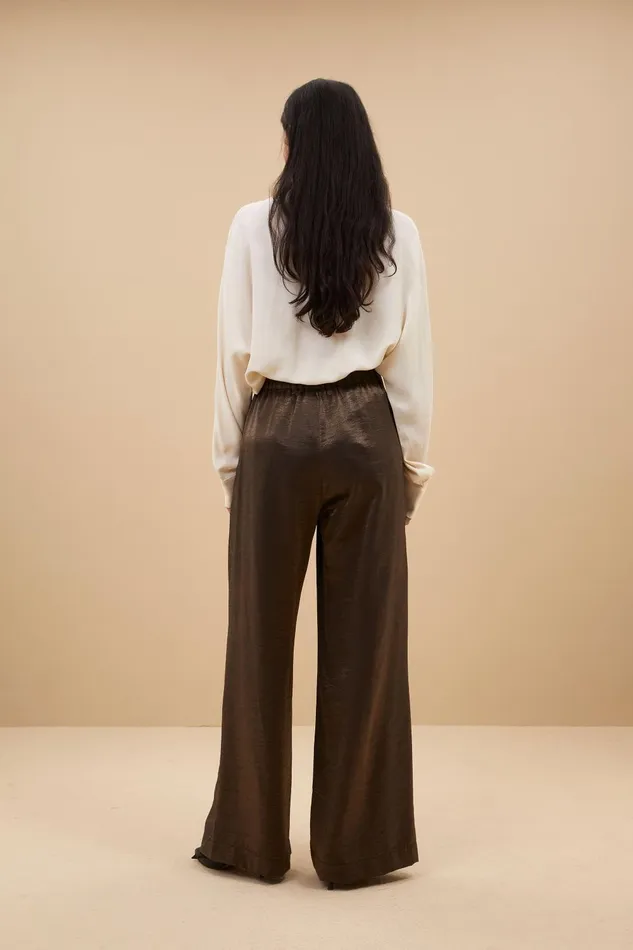 Women Benji Metallic Pants Bronze Bybar Trousers