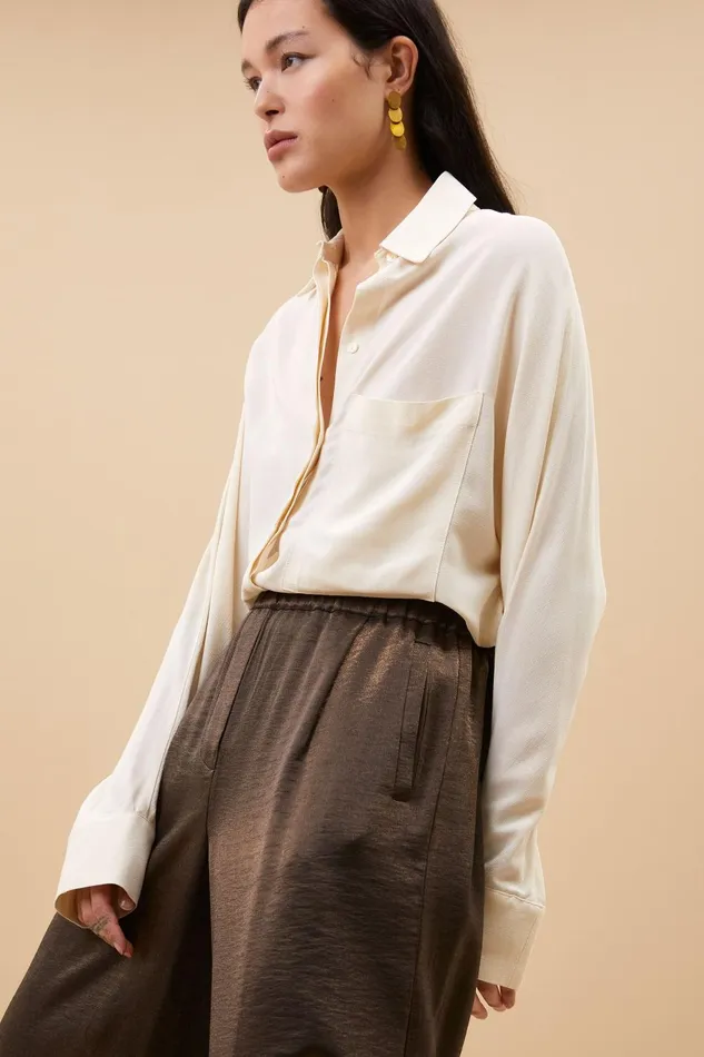 Women Benji Metallic Pants Bronze Bybar Trousers