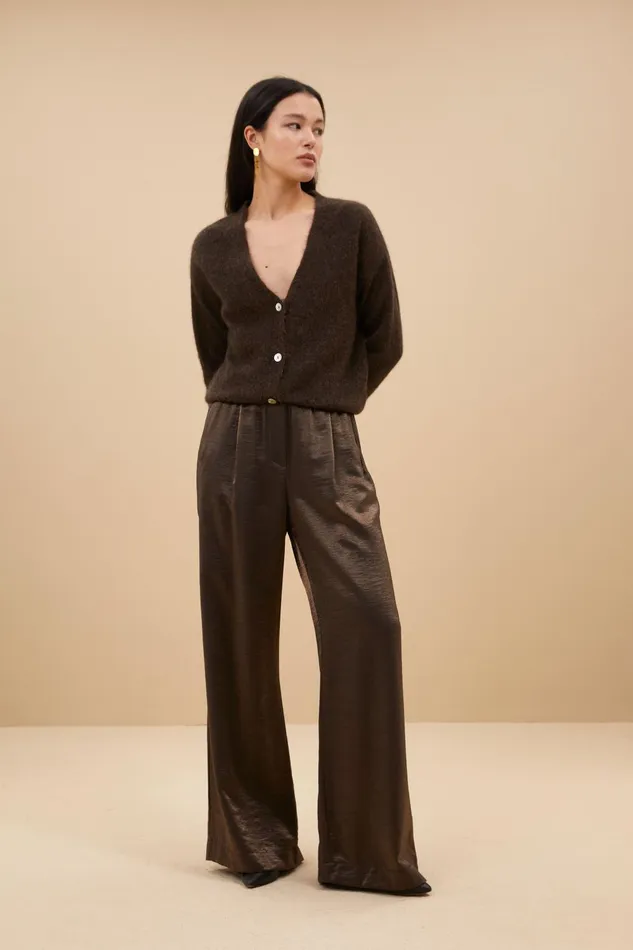 Women Benji Metallic Pants Bronze Bybar Trousers