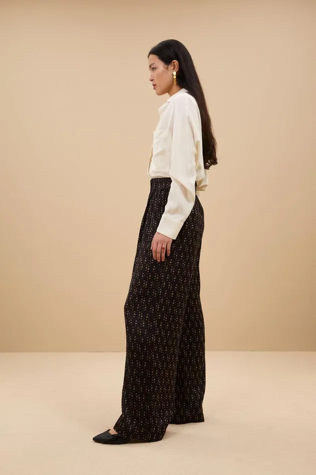 Women Benji Paisley Pants Paisley Dots Bybar Trousers