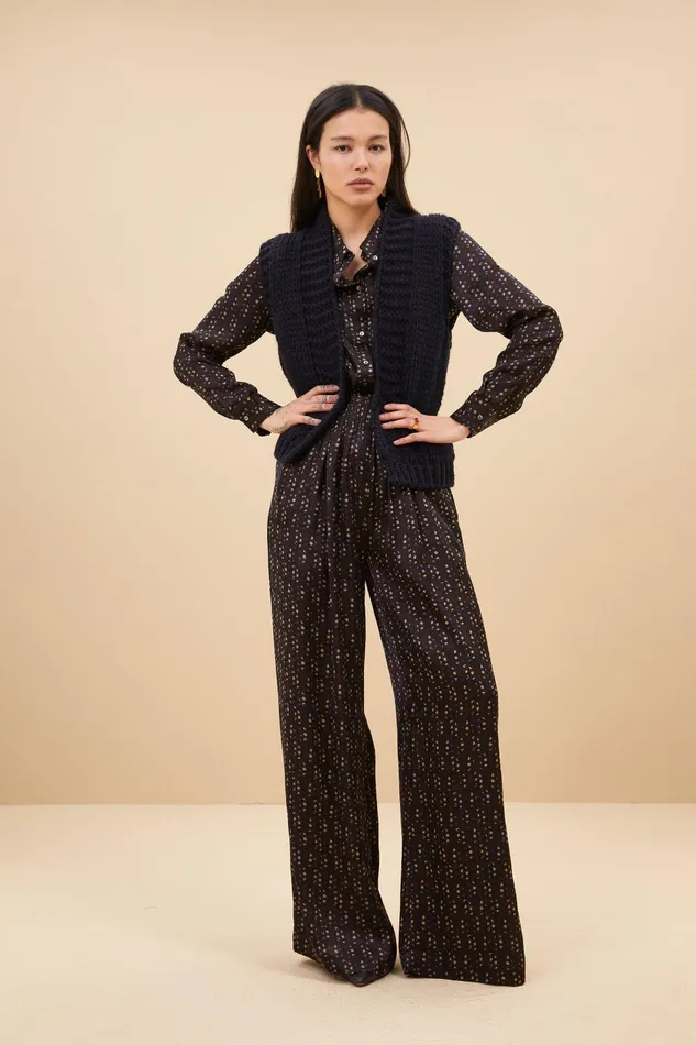 Women Benji Paisley Pants Paisley Dots Bybar Trousers
