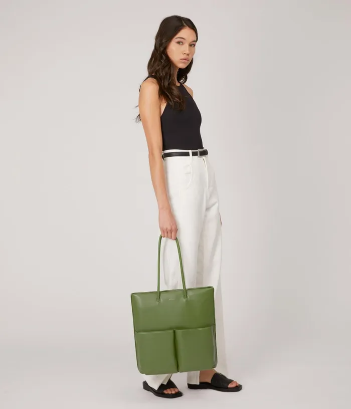 Women Berta Vegan Tote Bag 8211 Loom Parrot Matt and Nat Totes