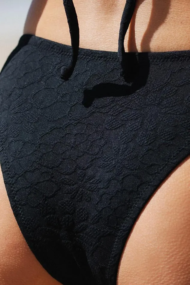 Women Bikini Sets Cupshe Paris Triangle Cup String Bikini Black