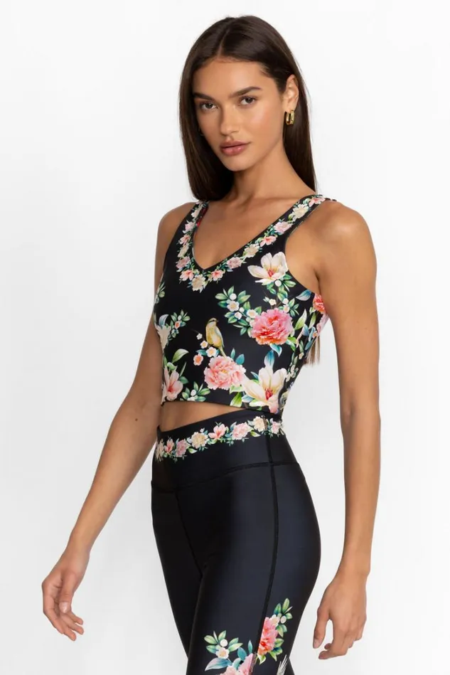 Women BIRDIE VNECK COMPRESSION TANK Birdie Johnny Was Active