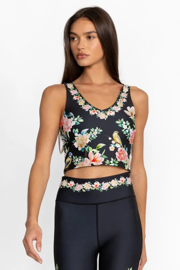 Women BIRDIE VNECK COMPRESSION TANK Birdie Johnny Was Active Women BIRDIE VNECK COMPRESSION TANK Birdie Johnny Was Active