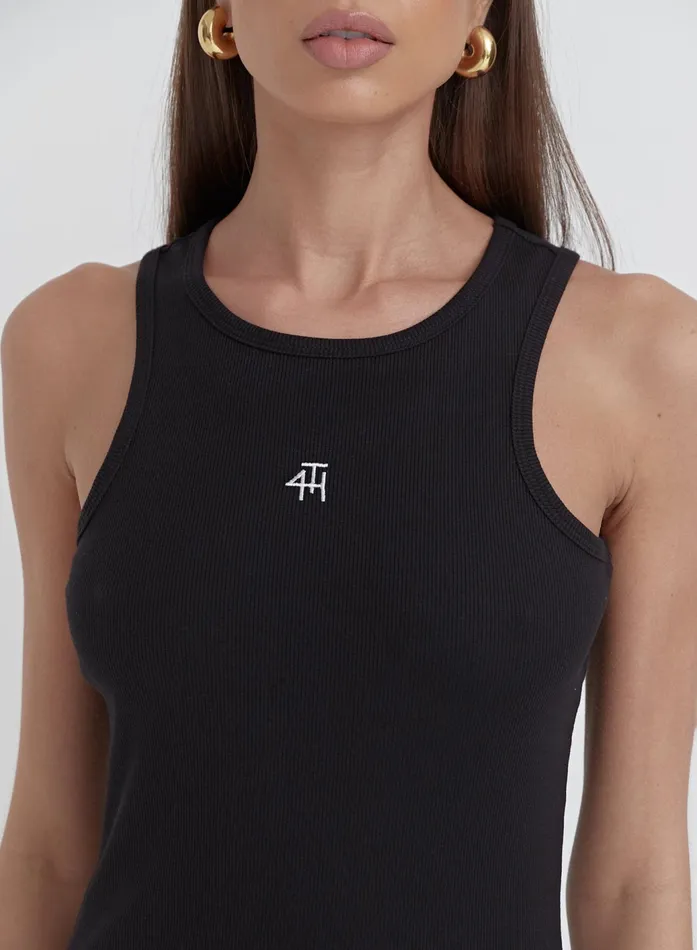 Women Black Jersey Midaxi Dress 8211 Emel 4th and Reckless Dresses