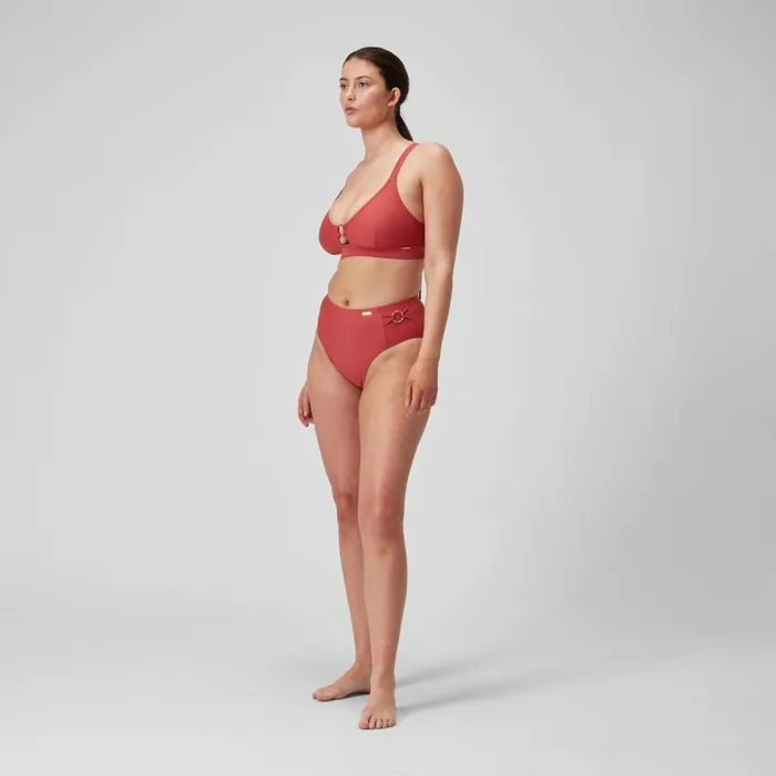 Women BodyShaping Speedo Women039s Shaping Hi Waist Brief Red