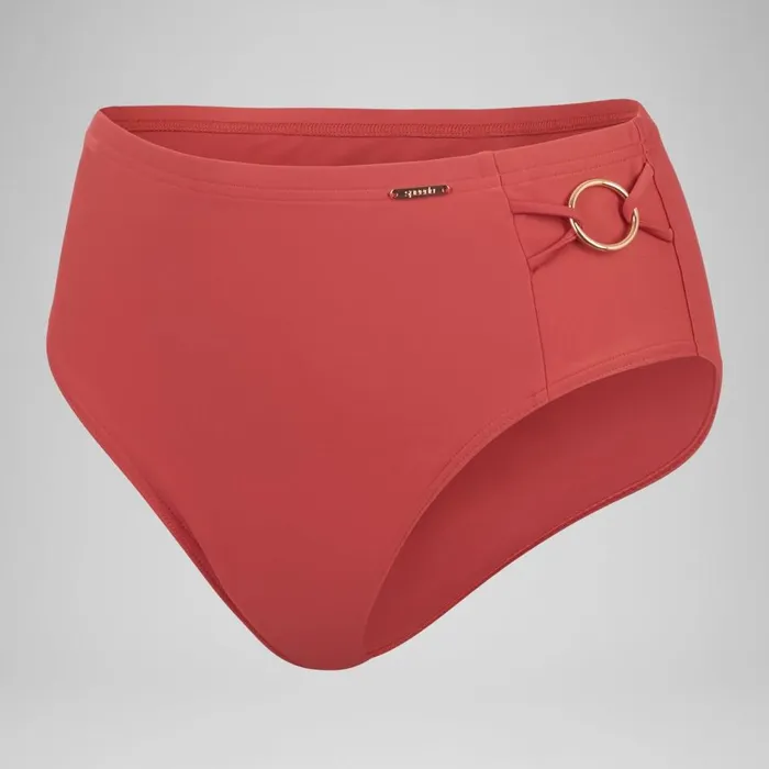 Women BodyShaping Speedo Women039s Shaping Hi Waist Brief Red
