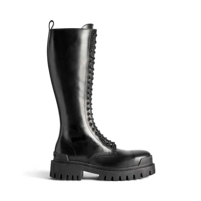 Women Boots and Ankle Boots Balenciaga Strike 20mm Boot In Black