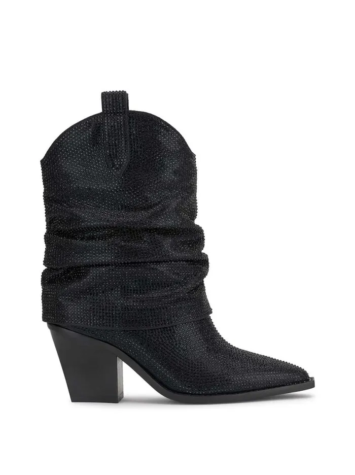 Women Boots and Booties Jessica Simpson Gemorra Bootie In Black Crystal