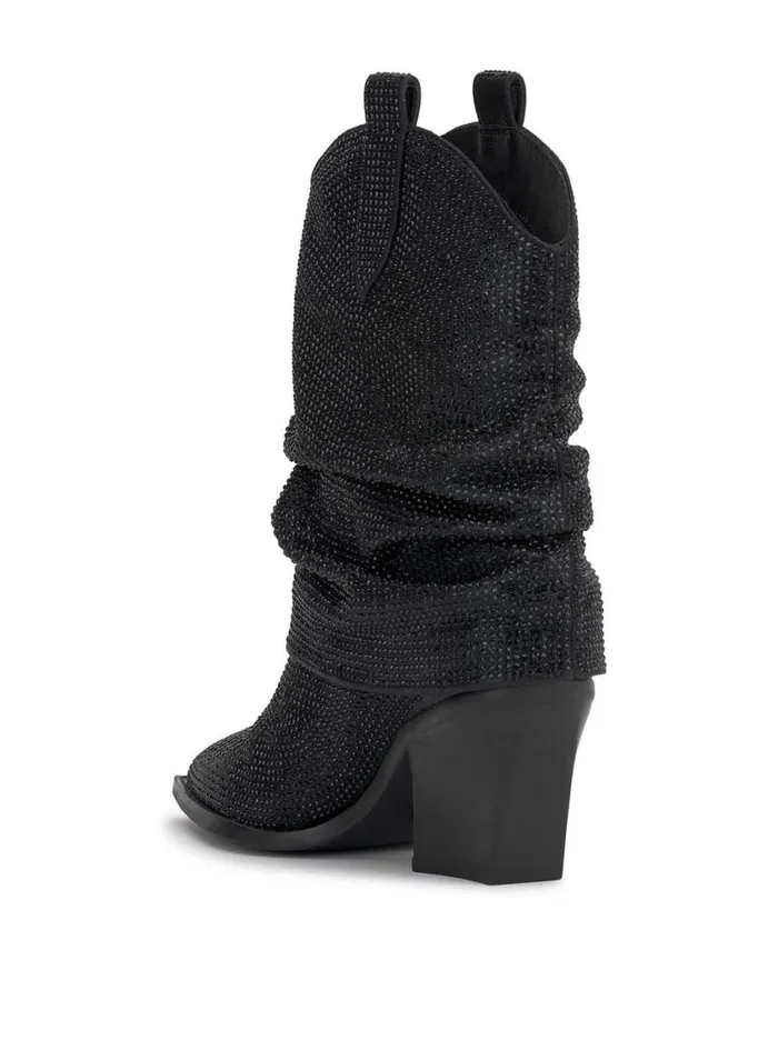 Women Boots and Booties Jessica Simpson Gemorra Bootie In Black Crystal