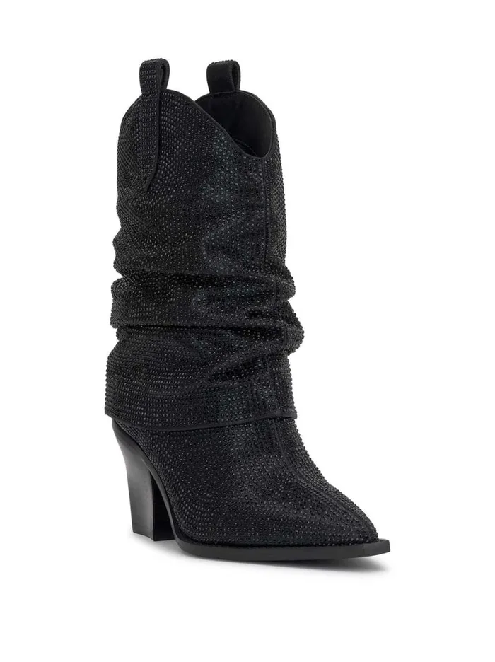 Women Boots and Booties Jessica Simpson Gemorra Bootie In Black Crystal