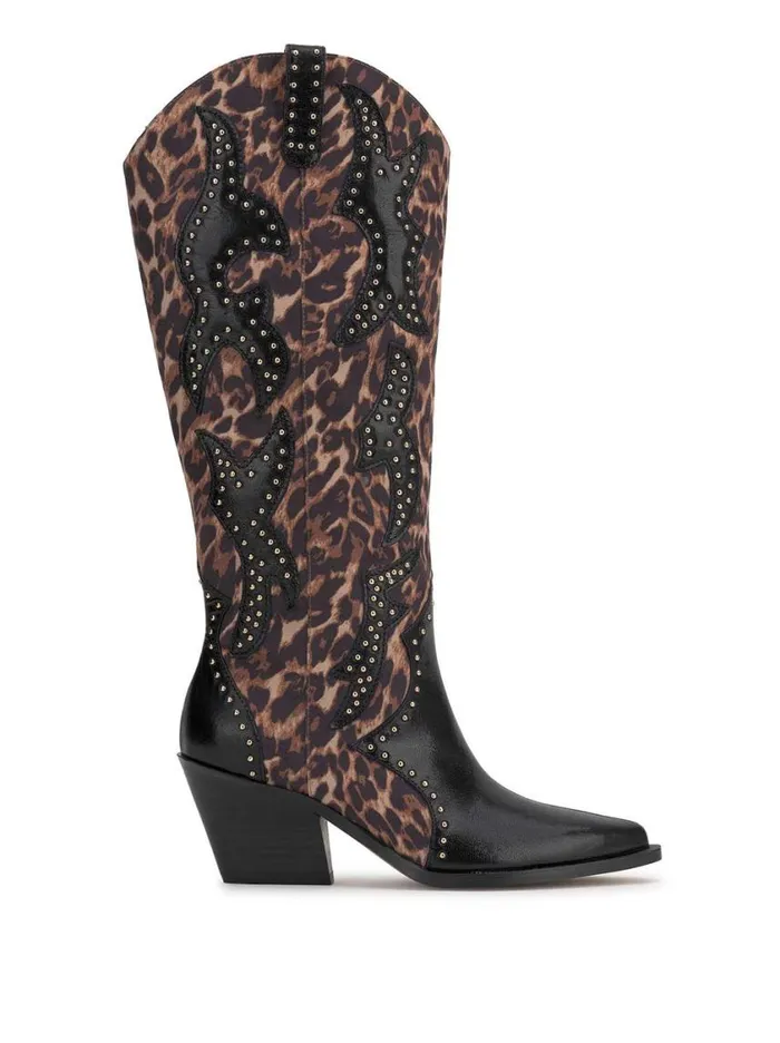 Women Boots and Booties Jessica Simpson Zaikes Western Boot In Leopard