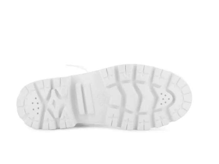 Women Boots PALLADIUM PALLABASE LEATHER Whiteblack Women Boots PALLADIUM PALLABASE LEATHER Whiteblack