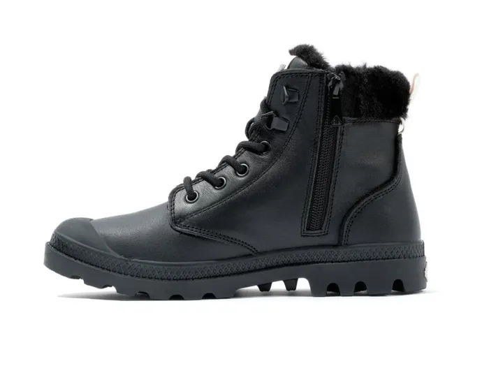 Women Boots PALLADIUM PAMPA HI SNOW WARM Black Women Boots PALLADIUM PAMPA HI SNOW WARM Black