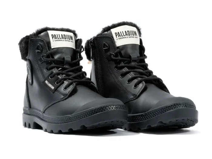 Women Boots PALLADIUM PAMPA HI SNOW WARM Black Women Boots PALLADIUM PAMPA HI SNOW WARM Black